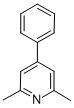 4-苯基-2,6-二甲基吡啶结构式_3044-71-1结构式