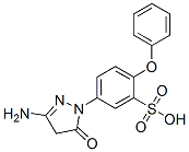 5-(3-Amino-5-oxo-2-pyrazolin-1-yl)-2-phenoxybenzenesulfonic acid Structure,30479-81-3Structure