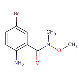 2-氨基-5-溴-n-甲氧基-n-甲基-苯甲酰胺结构式_304854-54-4结构式