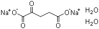 2-氧代-1,5-戊二酸二钠盐二水合物结构式_305-72-6结构式