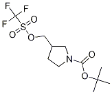 3-Trifluoromethanesulfonyloxymethyl-pyrrolidine-1-carboxylic acid tert-butyl ester Structure,305329-96-8Structure