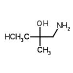 1-氨基-2-甲基-2-丙醇盐酸盐结构式_30533-50-7结构式