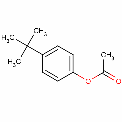 4-(1,1-二甲基乙基)苯酚乙酸盐结构式_3056-64-2结构式