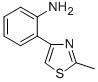 2-(2-Methyl-1,3-thiazol-4-yl)aniline Structure,305811-38-5Structure