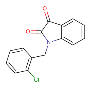 1-(2-氯苄基)-1H-吲哚-2,3-二酮结构式_306279-75-4结构式