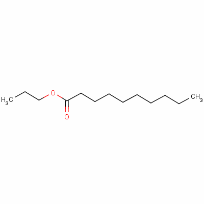 癸酸丙酯结构式_30673-60-0结构式