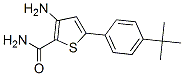 3-氨基-5-[(叔丁基)苯基]噻吩-2-甲酰胺结构式_306935-13-7结构式