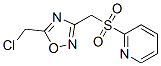 5-氯甲基-3-[(2-吡啶磺酰基)甲基]-1,2,4-噁二唑结构式_306935-20-6结构式