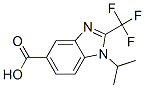 1-Isopropyl-2-(trifluoromethyl)-1h-benzimidazole-5-carboxylic acid Structure,306935-42-2Structure