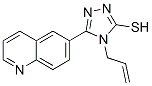 4-烯丙基-5-(6-喹啉)-1,2,4-噻唑-3-硫醇结构式_306935-48-8结构式