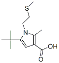 5-(Tert-butyl)-2-methyl-1-[2-(methylthio)ethyl]-1H-pyrrole-3-carboxylic acid Structure,306936-21-0Structure