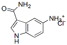3-氨基羰基-1H-吲哚-5-氯化铵结构式_306936-36-7结构式