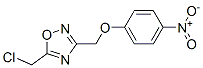 5-氯甲基-3-[(4-硝基苯氧基)甲基]-1,2,4-噁二唑结构式_306936-72-1结构式