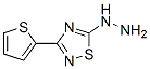 5-Hydrazino-3-(2-thienyl)-1,2,4-thiadiazole Structure,306936-74-3Structure