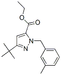 Ethyl 3-tert-butyl-1-(3-methylbenzyl)-1H-pyrazole-5-carboxylate Structure,306936-95-8Structure