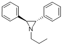 反-2,3-联苯基-1-丙基氮丙啶结构式_307310-77-6结构式
