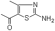 2-氨基-4-甲基-5-乙酰基噻唑结构式_30748-47-1结构式