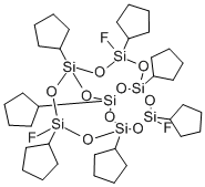内-3,7,14-三氟-1,3,5,7,9,11,14-七环戊基三环[7.3.3.15,11]七硅氧烷结构式_307531-89-1结构式