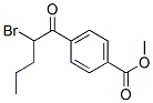 4-(2-Bromo-pentanoyl)-benzoic acidmethyl ester Structure,30768-94-6Structure