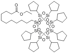 PSS-[1-(乙基十一酸)]-七环戊基取代结构式_308103-65-3结构式