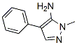 1-Methyl-4-phenyl-5-aminopyrazole Structure,30823-52-0Structure