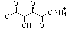 酒石酸氢铵结构式_3095-65-6结构式