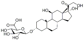 别-3alpha-四氢皮质醇3-O-beta-D-葡糖苷酸结构式_30954-21-3结构式
