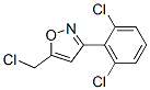 5-(Chloromethyl)-3-(2,6-dichlorophenyl)isoxazole Structure,31007-74-6Structure