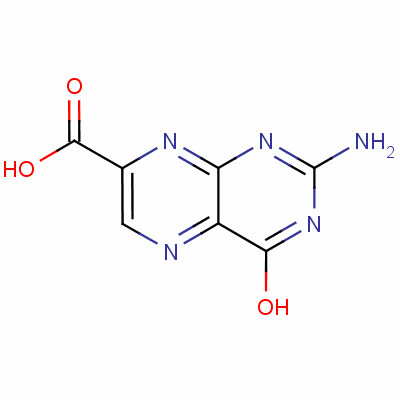 2-氨基-4-羟基蝶啶-7-羧酸结构式_31010-60-3结构式