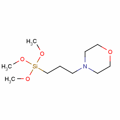 N-(3-trimethoxysilylpropyl )morpholine Structure,31024-54-1Structure