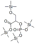 Bis(trimethylsilyloxy)phosphinyloxy(trimethylsilyloxymethyl )acetic acid trimethylsilyl ester Structure,31038-14-9Structure