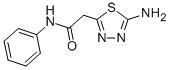 5-氨基-n-苯基-1,3,4-噻二唑-2-乙酰胺结构式_310420-47-4结构式
