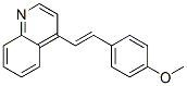 (E)-4-(4-methoxystyryl)quinoline Structure,31059-69-5Structure