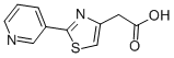 (2-吡啶-3-基-1,3-噻唑-4-基)乙酸结构式_31112-90-0结构式