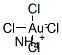 四氯金(Ⅲ)酸铵结构式_31113-23-2结构式
