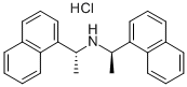 双[(r)-(-)-(1-萘)乙基]胺盐酸盐结构式_312619-39-9结构式