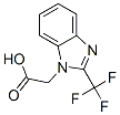 [2-(Trifluoromethyl)-1H-benzimidazol-1-yl-]acetic acid Structure,313241-14-4Structure