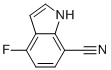 4-Fluoro-1H-indole-7-carbonitrile Structure,313337-33-6Structure