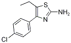 4-(4-氯苯基)-5-乙基-1,3-噻唑-2-胺结构式_313533-99-2结构式