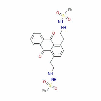 [(9,10-二氢-9,10-二氧代-1,4-蒽基烯)二(亚氨基乙亚基)]二(苯磺酰胺)结构式_31373-19-0结构式