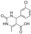 4-(3-Chlorophenyl)-1,2,3,4-tetrahydro-6-methyl-2-oxo-5-pyrimidinecarboxylic acid Structure,314000-19-6Structure
