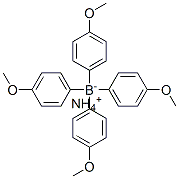 四(4-甲氧基苯基)硼酸铵 水合物结构式_314075-09-7结构式