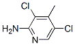 2-氨基-3,5-二氯-4-甲基吡啶结构式_31430-47-4结构式