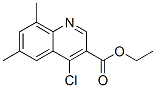 4-氯-6,8-二甲基喹啉-3-甲酸乙酯结构式_31602-09-2结构式