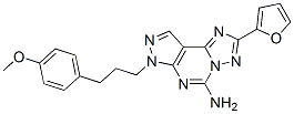2-(2-呋喃基)-7-[3-(4-甲氧基苯基)丙基]-7H-吡唑并[4,3-e][1,2,4]噻唑并[1,5-c]嘧啶-5-胺结构式_316173-57-6结构式