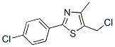 5-(Chloromethyl)-2-(4-chlorophenyl)-4-methyl-1,3-thiazole Structure,317319-28-1Structure