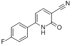 6-(4-氟苯基)-2-氧代-1,2-二氢-3-吡啶甲腈结构式_31755-80-3结构式