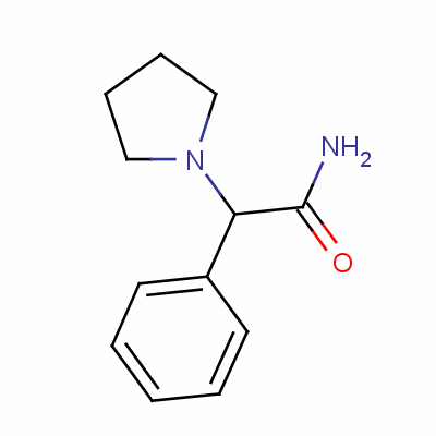 2-苯基-2-吡咯烷-1-乙酰胺结构式_31788-79-1结构式