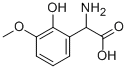 氨基-(2-羟基-3-甲氧基-苯基)-乙酸结构式_318269-97-5结构式