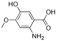 2-氨基-5-羟基-4-甲氧基苯甲酸结构式_31839-21-1结构式